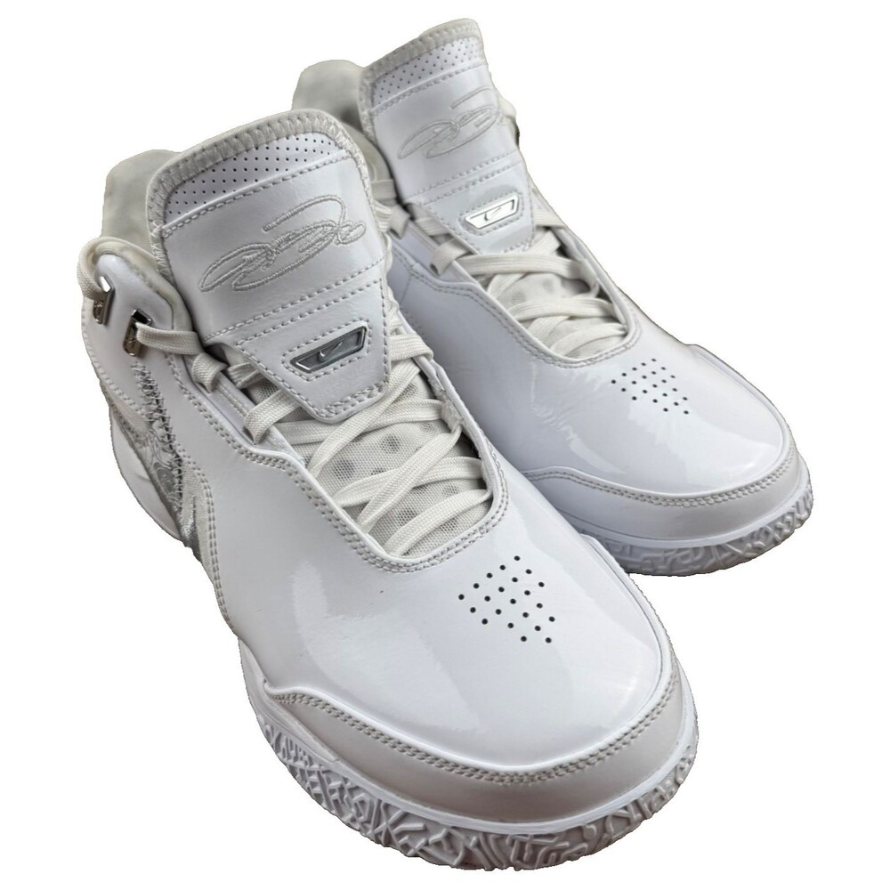 Nike Zoom Lebron NXXT GEN AMPD White/Grey Basketball Shoes Men's 8.5 FJ1566-102
